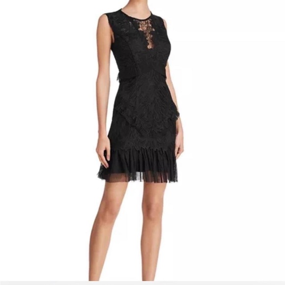 Francesca Bardot Black Lace Dress - Picture 1 of 11